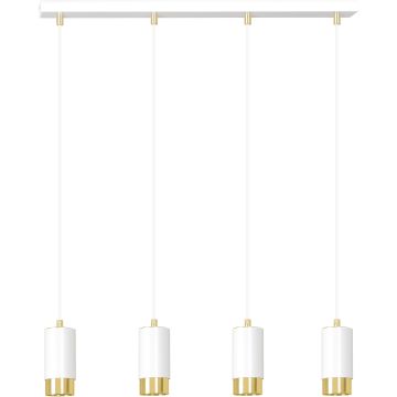 Lampa wisząca FUMIKO 4 WH/GOLD 815/4 4x30W/GU10 IP20 od Emibig