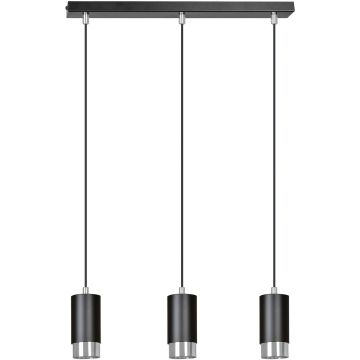 Lampa wisząca FUMIKO 3 BL/CHROME 816/3 3x30W/GU10 IP20 od Emibig