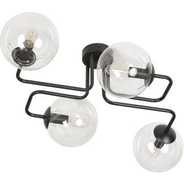 Lampa sufitowa BRENDI 4 BL TRANSPARENT 831/4 4x40W/E14 IP20 od Emibig