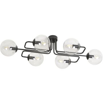 Lampa sufitowa BRENDI 6A BL TRANSPARENT 831/6A 6x40W/E14 IP20 od Emibig