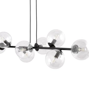 Lampa wisząca ROSSI 6 BL TRANSPARENT 874/6 6x40W/E14 IP20 od Emibig