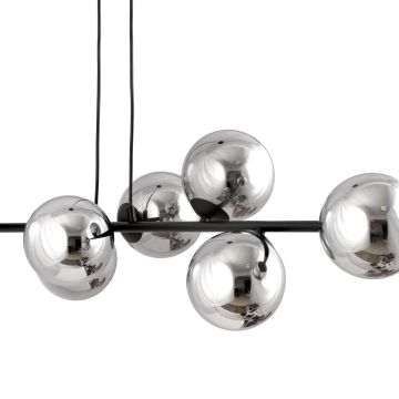 Lampa wisząca ROSSI 6 BL GRAFIT 875/6 6x40W/E14 IP20 od Emibig