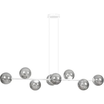 Lampa wisząca ROSSI 8 WH GRAFIT 878/8 8x40W/E14 IP20 od Emibig
