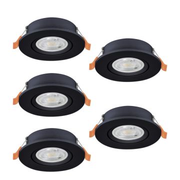 Downlight wpuszczany BARRANCO 902266 2700K, 4000K, 6500K 5x4.5W/LED 5X450lm ip20 od Eglo