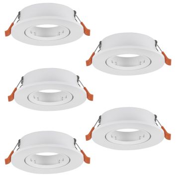 Downlight wpuszczany BARRANCO GU10 902226 5x5W/GU10 ip20 od Eglo