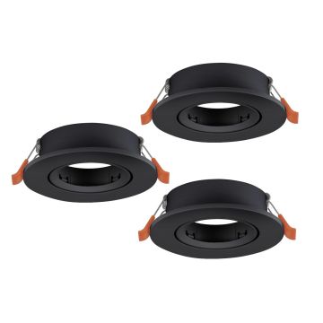 Downlight wpuszczany BARRANCO GU10 902228 3x5W/GU10 ip20 od Eglo