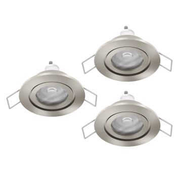 Downlight wpuszczany BARRANCO GU10 902239 3x4.5W/GU10 ip44 od Eglo