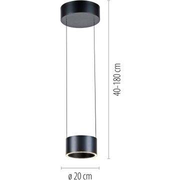 Lampa wisząca PURE CLIPSE 2471-15 2200-5000k 2x5W/LED 250lm ip20 od Paul Neuhaus