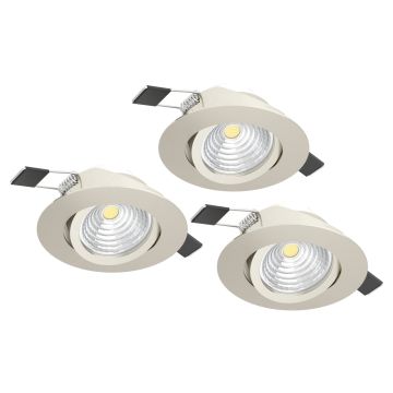 Downlight wpuszczany SALICETO 900746 2700K 3x6W/LED 1350lm IP20 od Eglo