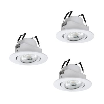 Downlight wpuszczany SALICETO-Z 902286 2700-6500K 3x4.9W/LED 3X490lm ip20 od Eglo