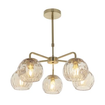Żyrandol Dimple 91969 5x25W/E14 IP20 od Endon