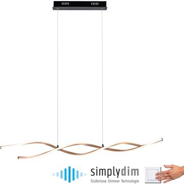 Lampa wisząca POLINA 9142-18 3000k 2x23,5W/LED 2526lm ip20 od Paul Neuhaus