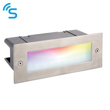 Lampa schodowa do zabudowy Smart Seina 91962 3.5W/SMD 5050 RGB IP44 od Endon