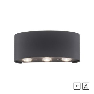 Kinkiet CARLO 9488-13 3000K 6x0,8W/LED 510lm IP54 od Paul Neuhaus