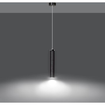 Lampa wisząca LUNA 1 BLACK 956/1 1x30W/GU10 IP20 od Emibig