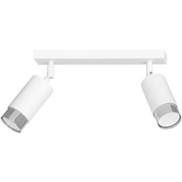 Lampa sufitowa HIRO 2 WH/CHROME 962/2 2x30W/GU10 IP20 od Emibig