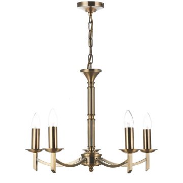 Żyrandol Ambassador AMB0575 5x40W/E14 od Dar Lighting