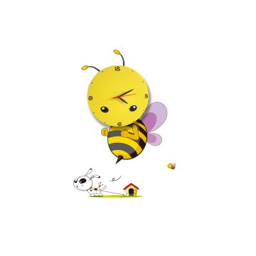 Kinkiet ścienny dziecięcy zegar 145 BEE od Milagro