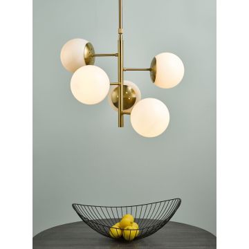 Lampa wisząca Bombazine BOM0535 5x40W/E14 od Dar Lighting