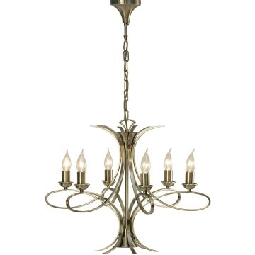 Żyrandol Penn CA7P6BB 6x40W/E14 od Endon