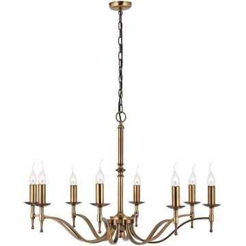 Żyrandol Stanford CA1P8B 8x40W/E14 od Endon