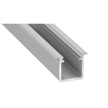 Profil Alu do taśm LED srebrny Typ-G przesłona mleczna 2m EKPR0125 od Eko-Light