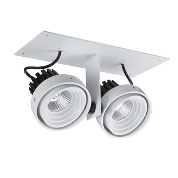 Reflektor sufitowy GL7118-2/2X12W 4000K WH+BL PATRIZIO od Italux