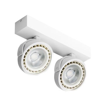 Downlight natynkowy JERRY AZ1371 2x50/40W/ES111/GU10 od AZzardo