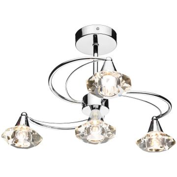 Lampa sufitowa Luther LUT0450 4x40W/G9 od Dar Lighting