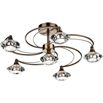 Lampa sufitowa Luther LUT0675 6x40W/G9 od Dar Lighting