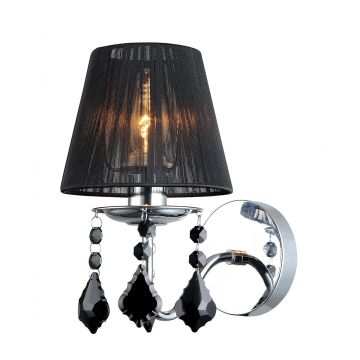 Lampa ścienna MBM-2572/1 BK CORNELIA od Italux