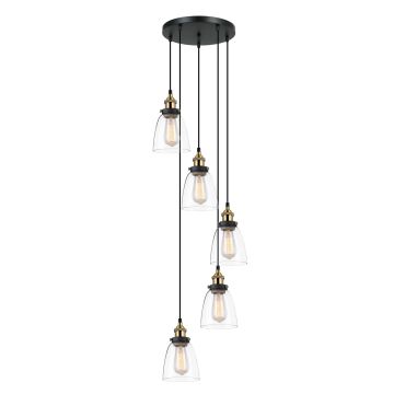 FRANCIS Zwis sufitowy MDM-2563/5 GD+CL od Italux
