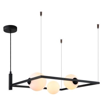 Zwis sufitowy MDM-3975/3 BK GARETH od Italux
