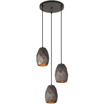 Lampa wisząca Harley MDM-3480/3A GR+GD 3x40W/E27 od Italux
