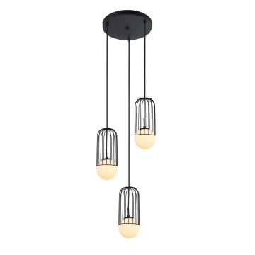 Zwis sufitowy MDM-3939/3 BK MATTY od Italux