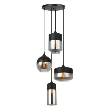 MOLINA Zwis sufitowy MDM-4364/4 BK+SG od Italux
