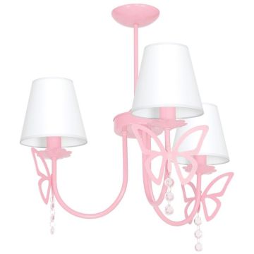 Żyrandol CHARLOTTE PINK MLP4216 3x40W/E14 od Milagro