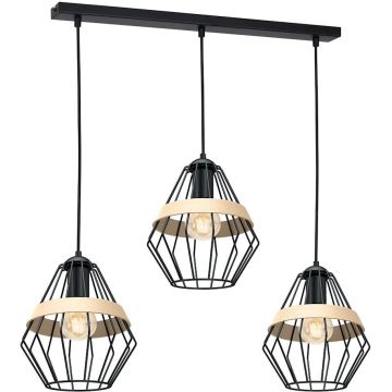 Lampa wisząca CLIFF BLACK MLP5525 3x60W/E27 od Milagro
