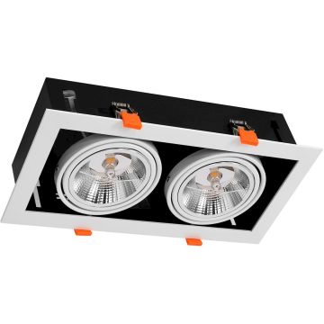 Downlight wpuszczany PLAZA ML4741 2x12W/GU10 od Milagro