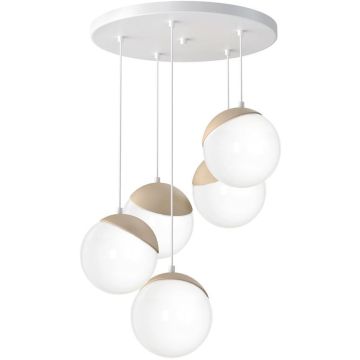 Lampa wisząca SFERA WOOD MLP5426 5x40W/E14 od Milagro