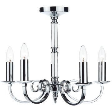 Żyrandol Murray MUR0550 5x40W/E14 od Dar Lighting