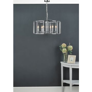 Lampa wisząca Myka MYK0650 6x40W/E14 od Dar Lighting