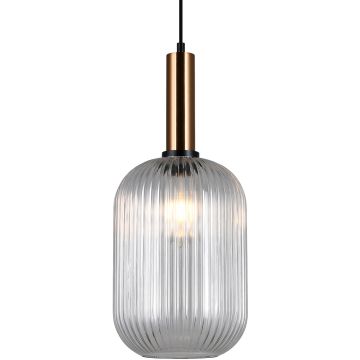Lampa wisząca Antiola PND-5588-1L-BRO+CL 1x40W/E27 od Italux
