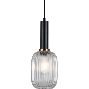 Lampa wisząca Antiola PND-5588-1M-BK+CL 1x40W/E27 od Italux