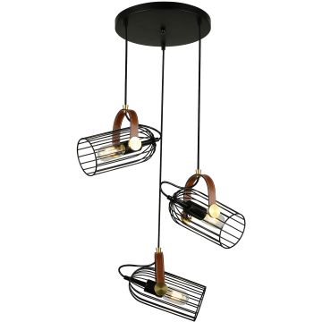 Lampa wisząca Antoin PND-2445-3-BK 3x40W/E27 od Italux