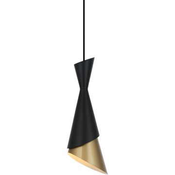 Lampa wisząca Malia PND-85949-1 BK+GD 1x40W/E27 od Italux