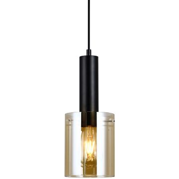 Lampa wisząca Sardo PND-5581-1-BK+AMB 1x40W/E27 od Italux