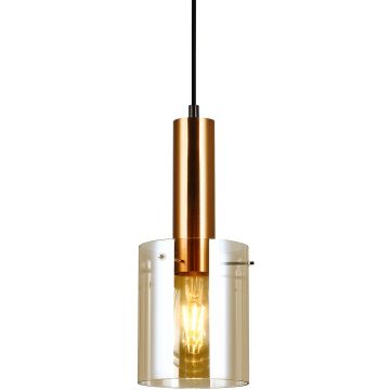 Lampa wisząca Sardo PND-5581-1-BRO+AMB 1x40W/E27 od Italux