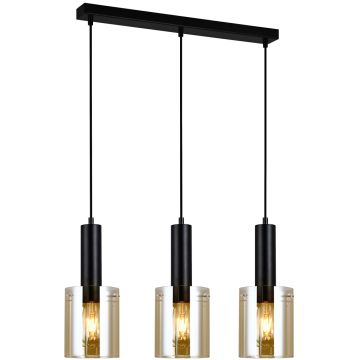 Lampa wisząca Sardo PND-5581-3-BK+AMB 3x40W/E27 od Italux