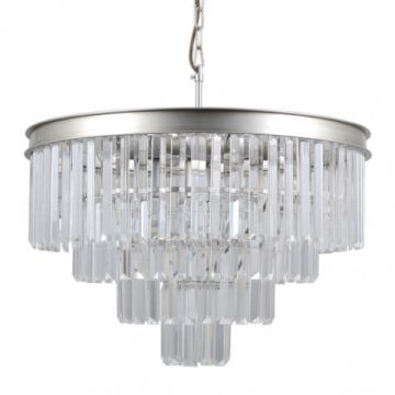 Lampa wisząca Verdes PND-44372-8A-SLVR-BRW 8x40W/E14 od Italux